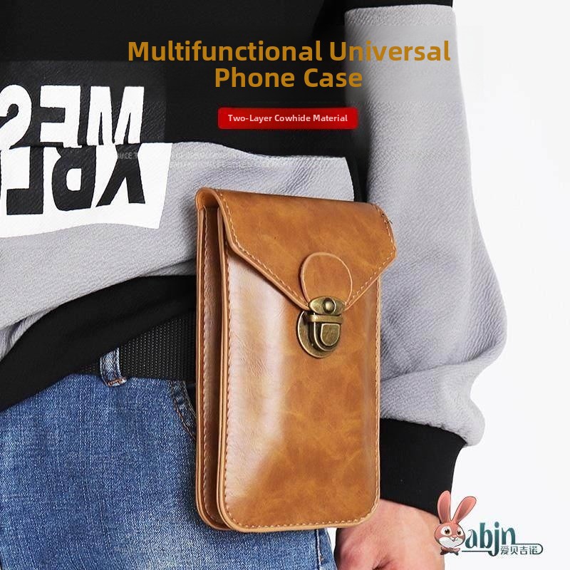 Phone Cases Men - New Ultra-Thin Waterproof Leather Phone Case
