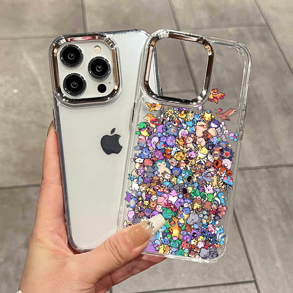 Phone Cases Iphone 15 - Cute Cartoon P-Pokemon Collection Phone Case