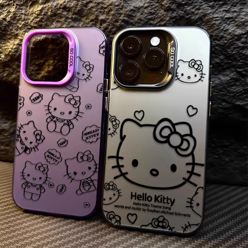 Phone Cases Xiaomi 14 - Cute line Hello Kitty Phone Case