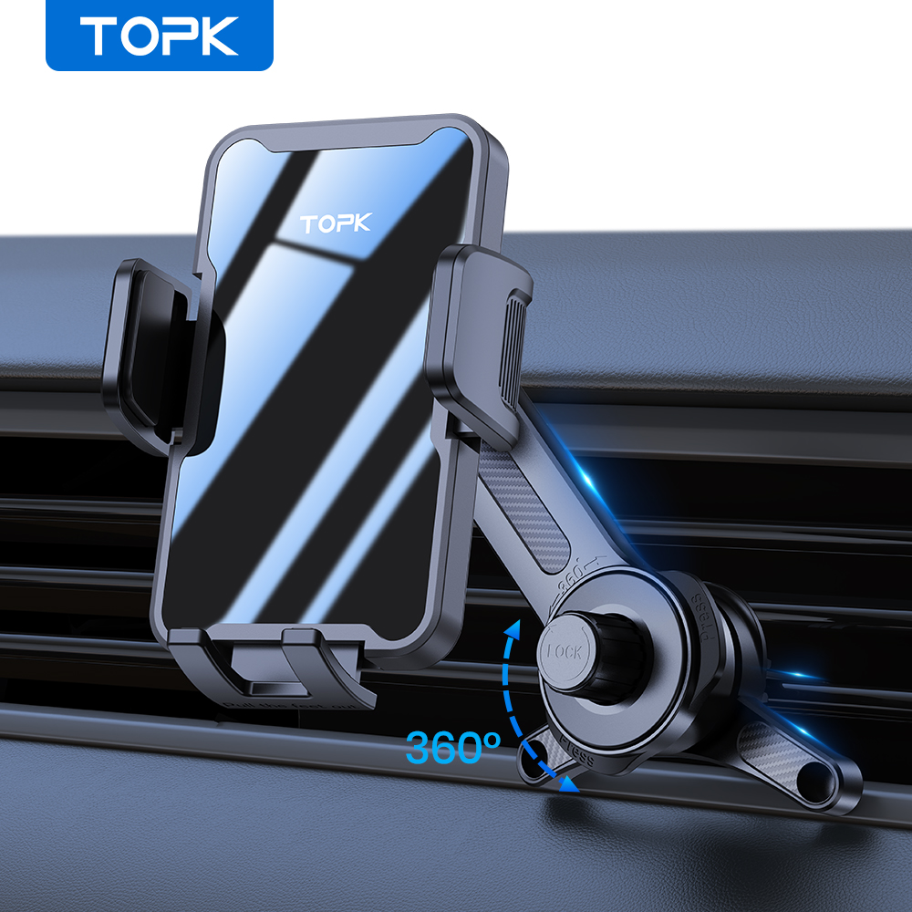 Phone Cases Heavy Duty - TOPK Car Phone Holder Air Vent