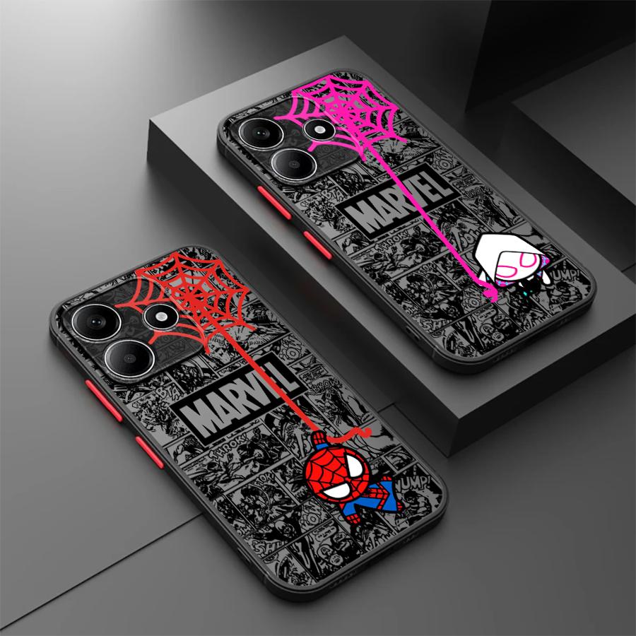 Phone Cases Xiaomi 14 - Marvel Cartoon Spiderman Funda Back Phone