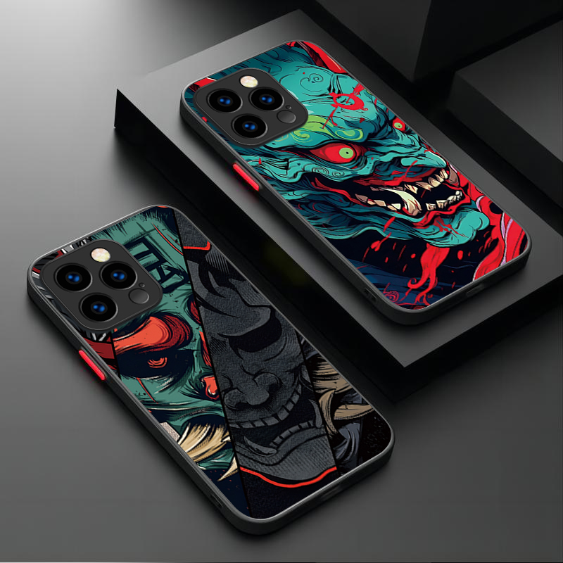 Phone Cases Online - Samurai Hannya Mask Ghost Printing Phone