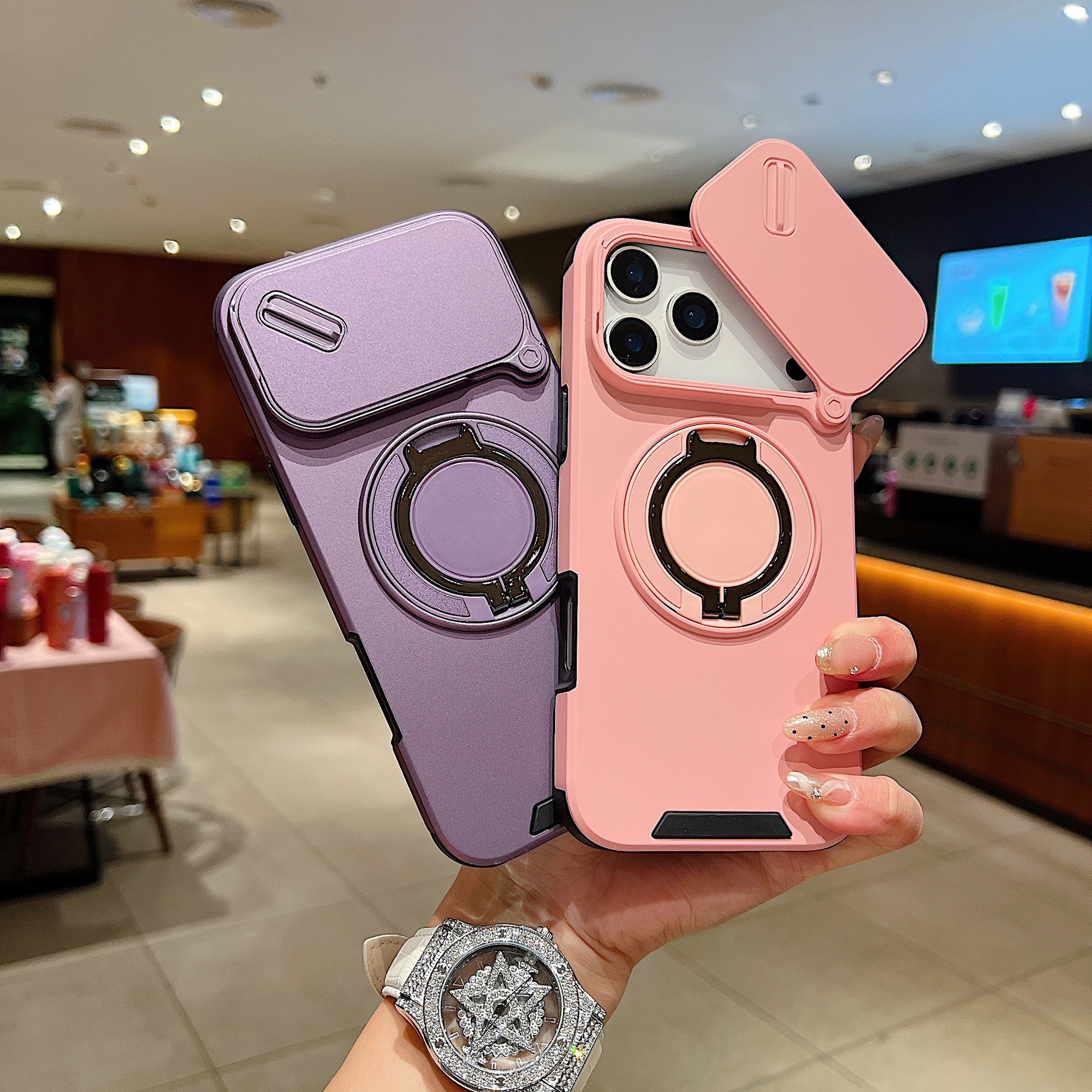 Phone Cases Heavy Duty - Luxury Heavy-Duty Rugged Armor Magnetic Bracket