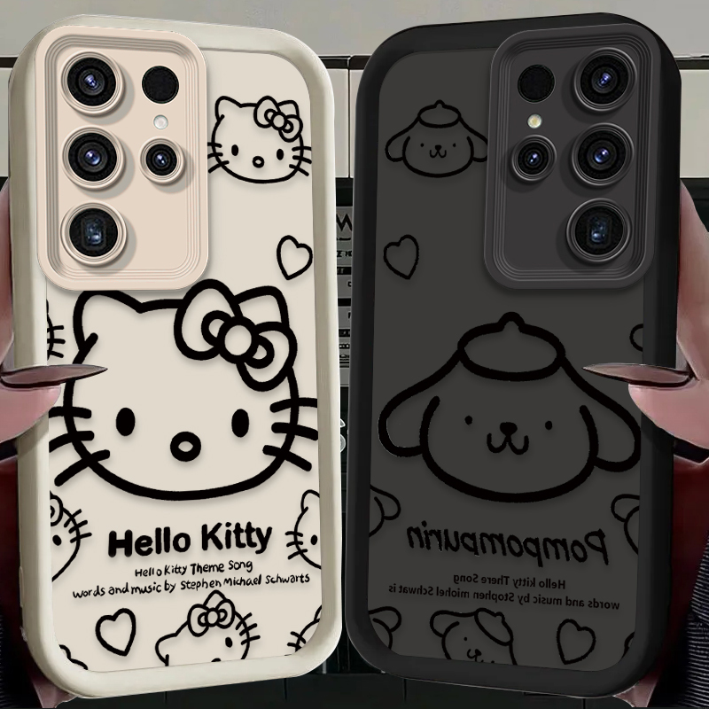 Phone Cases Galaxy S23 - Sanrio Hello Kitty Pompom Purin Case