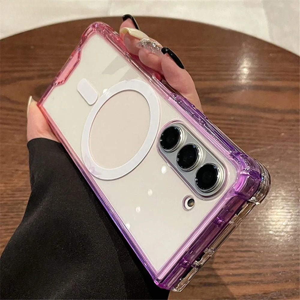 Gradient Color Case - Shockproof Gradient Candy Color Hyaline Case
