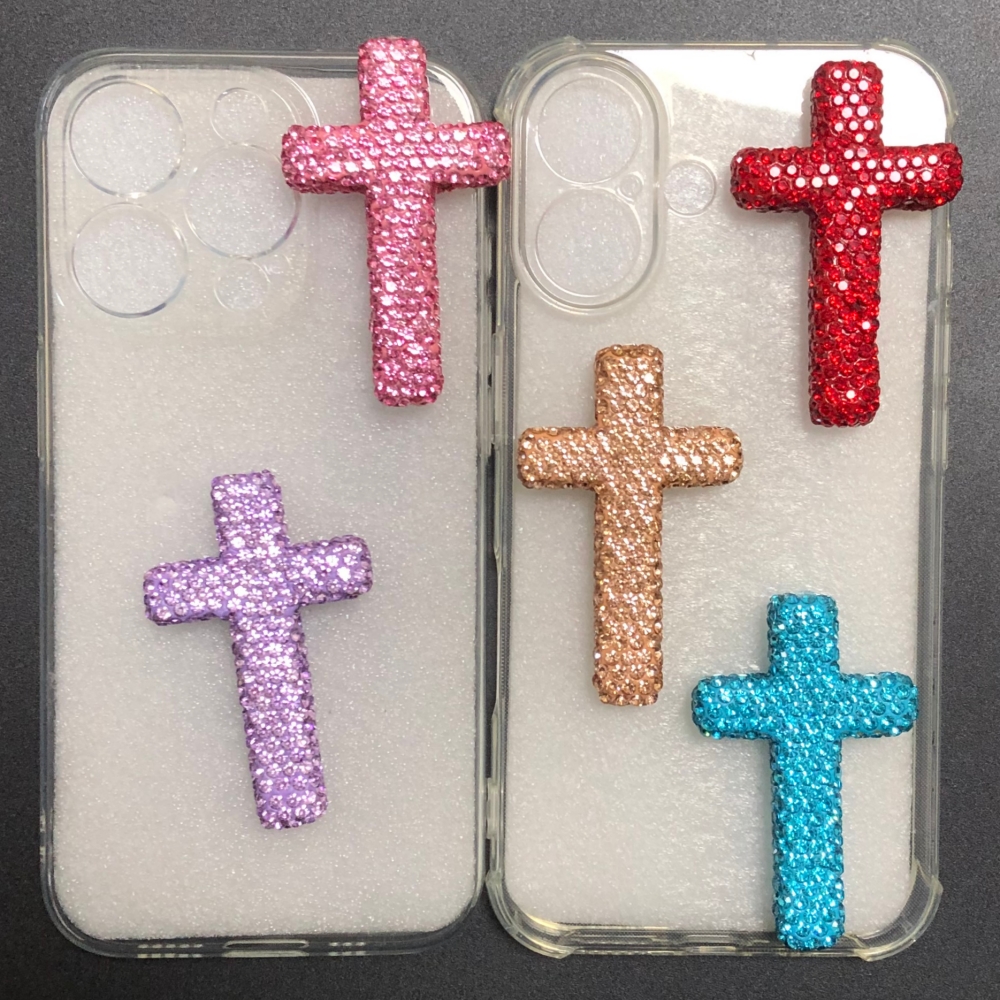 Phone Cases Junk - 1Pcs Summer Colorful Shiny Full Rhinestone