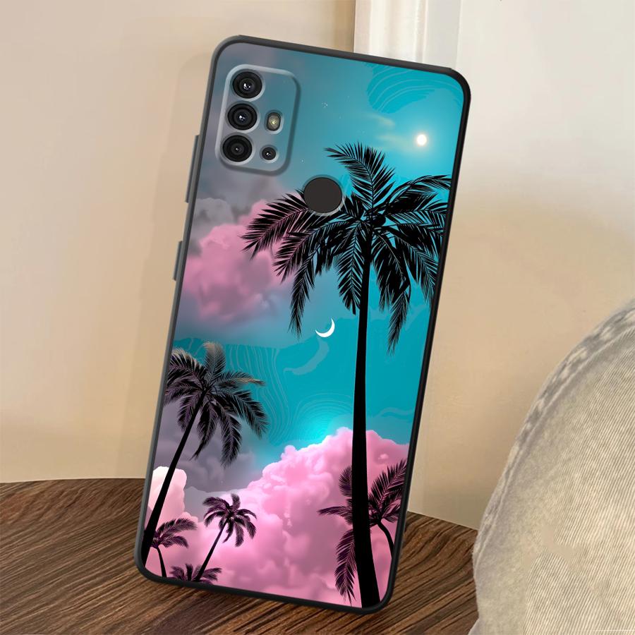 Phone Cases Motorola - Moon Coconut Tree Phone Cover Case
