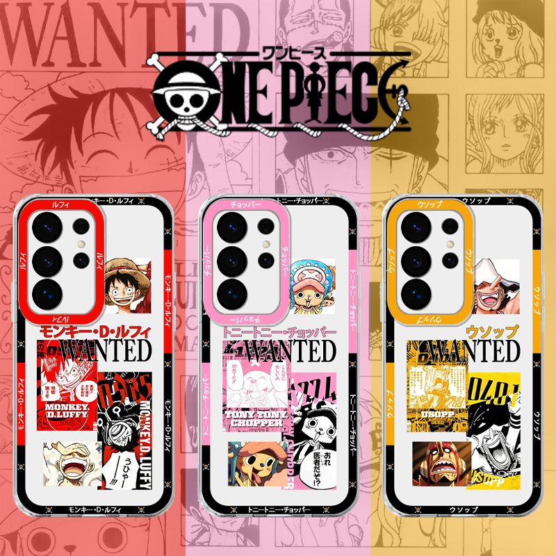 Phone Cases Galaxy S23 - One P-Piece Cartoon Soft Silicone Phone