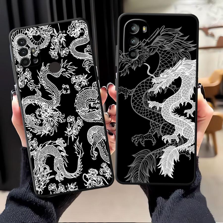 Cool Chinese Dragon Soft Back  - Phone Cases Motorola reseña y precio