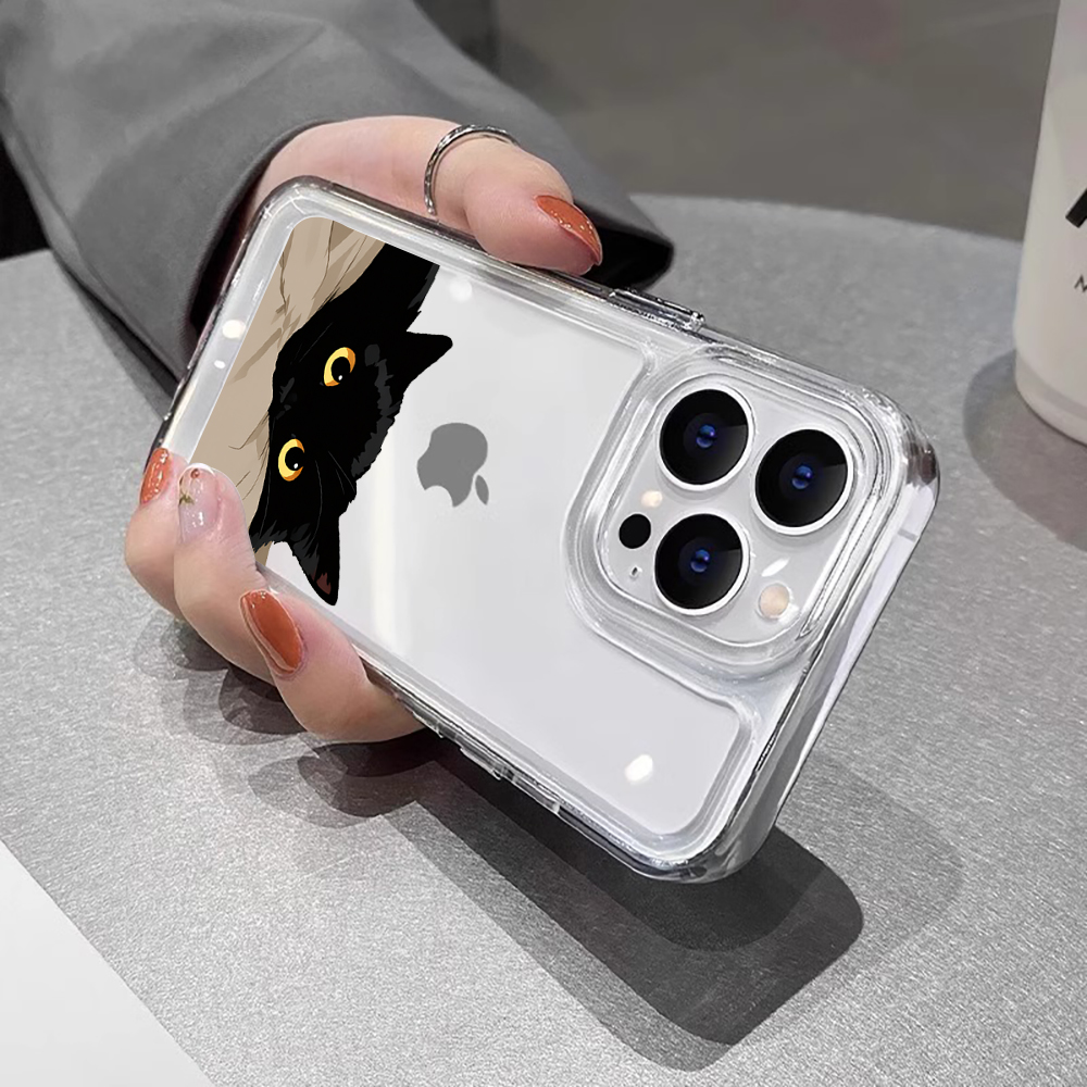 Black Cat Funny Couple Fashion - Phone Cases Trendy reseña y precio
