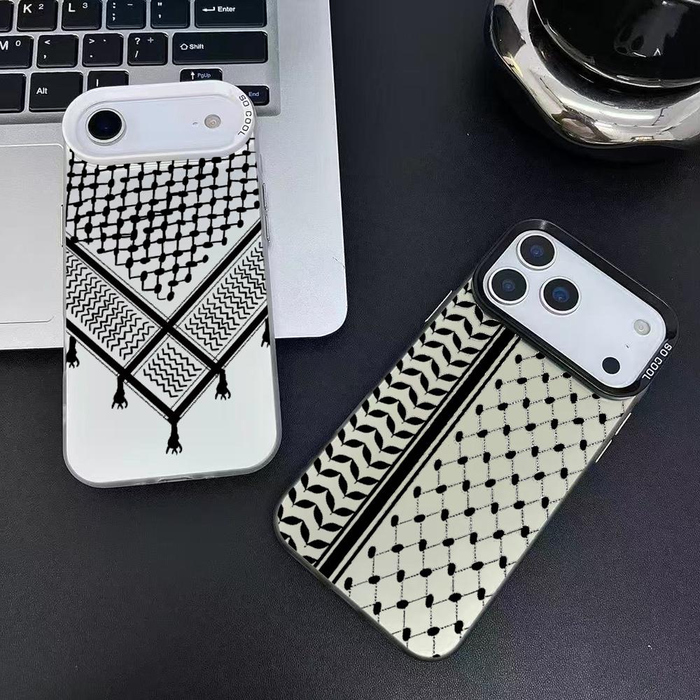Keffiyeh P-Palestine Phone Cas - Phone Cases Iphone 15 reseña y precio