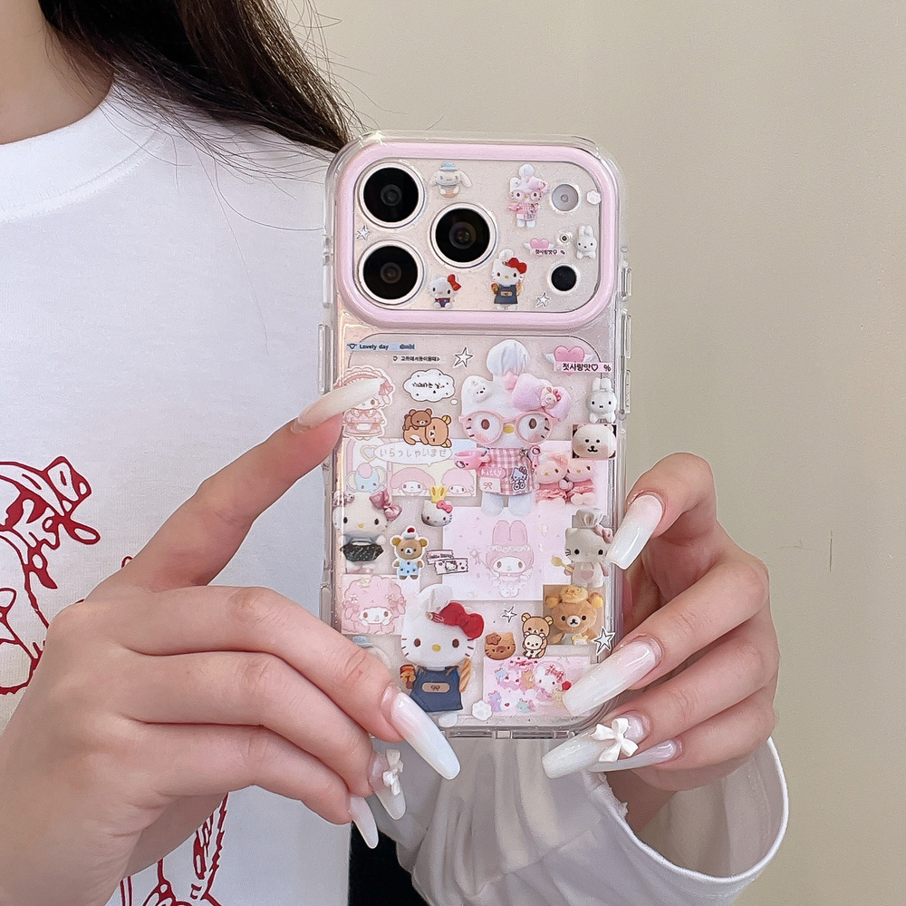 Korean Fashion Cute Cartoon Sa - Phone Cases Trendy reseña y precio