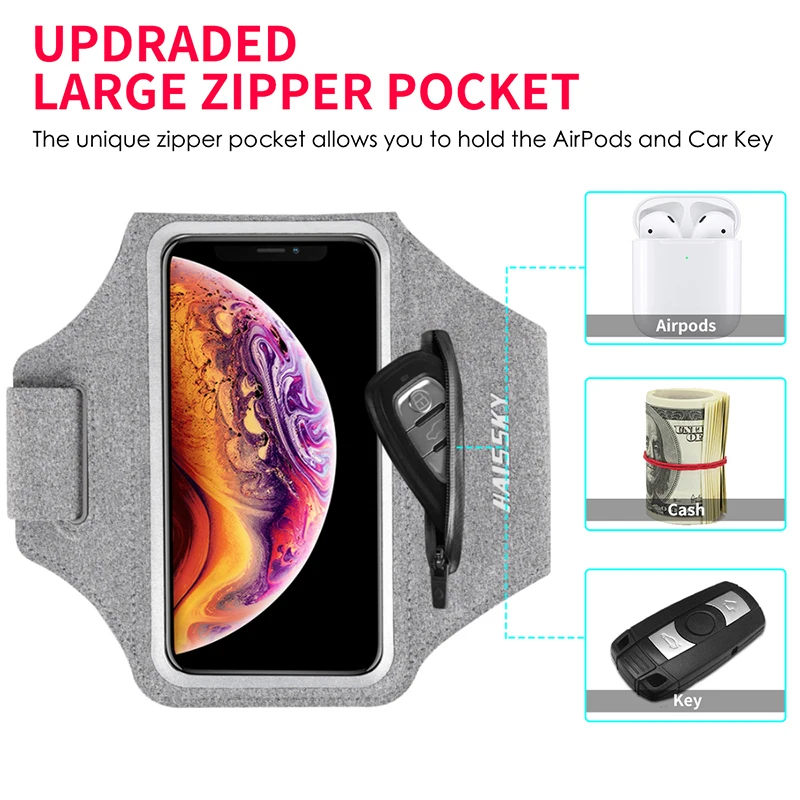 Running Sports Armbands Zipper - Phone Cases You Can Design reseña y precio