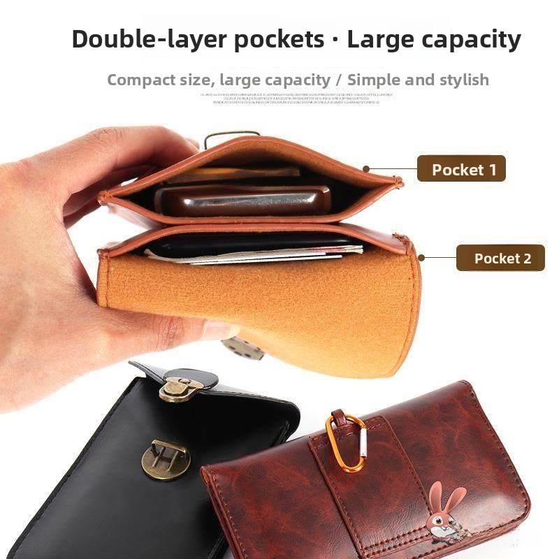New Ultra-Thin Waterproof Leat - Phone Cases Men reseña y precio