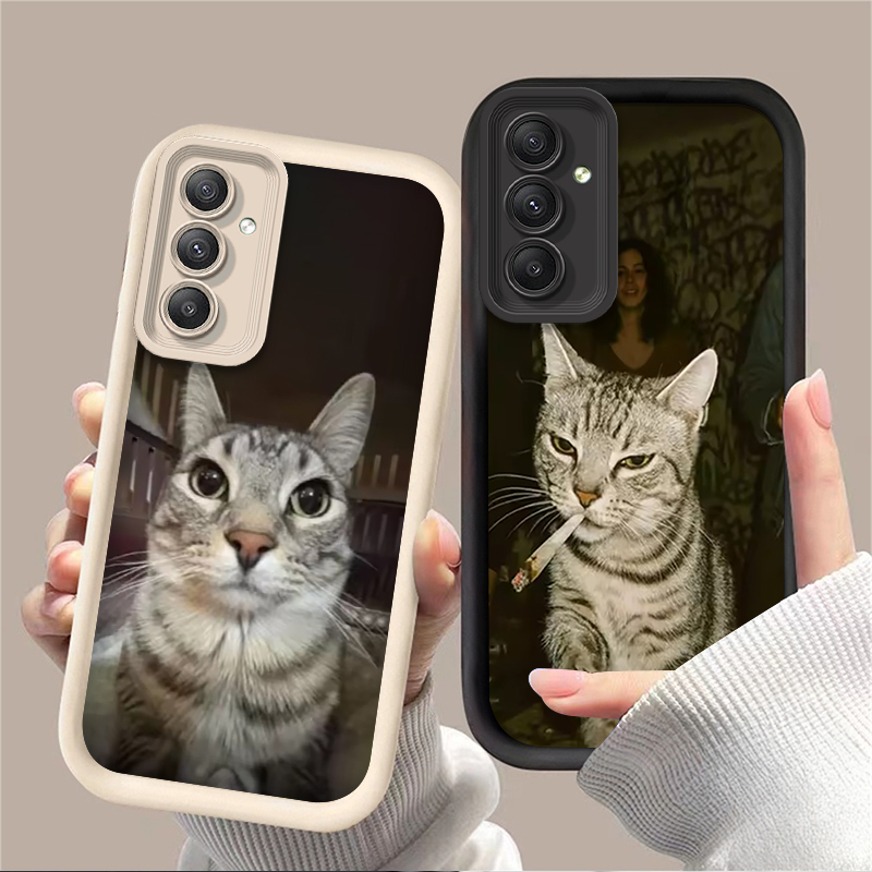 Trendy Cat Smoking Phone Case  - Phone Cases Trendy reseña y precio