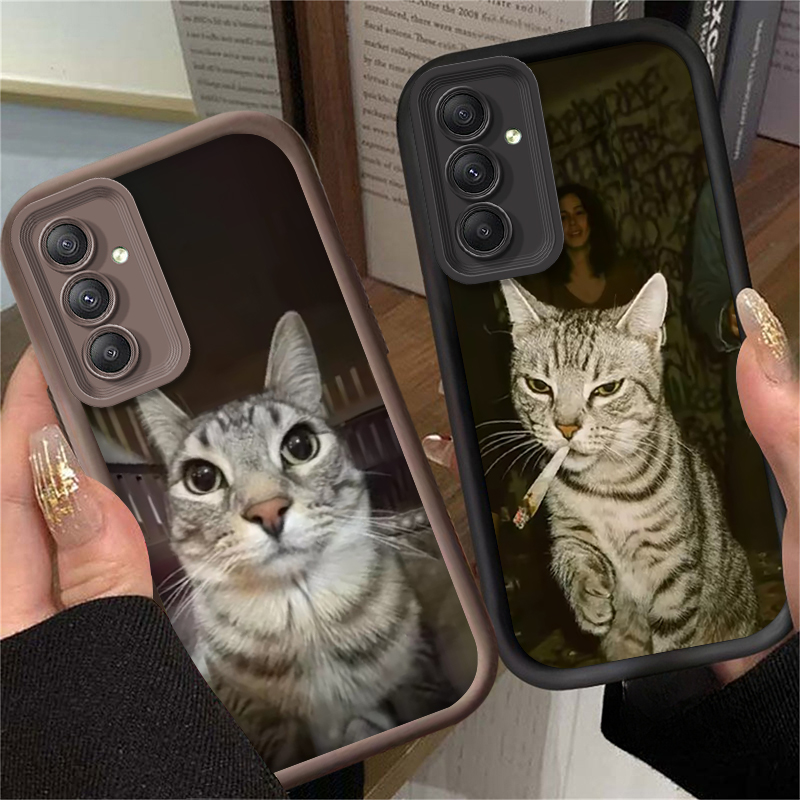 Trendy Cat Smoking Phone Case  - Phone Cases Trendy reseña y precio