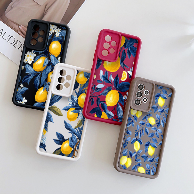 Creative Blue Leaf Yellow Lemo - Phone Cases Motorola reseña y precio