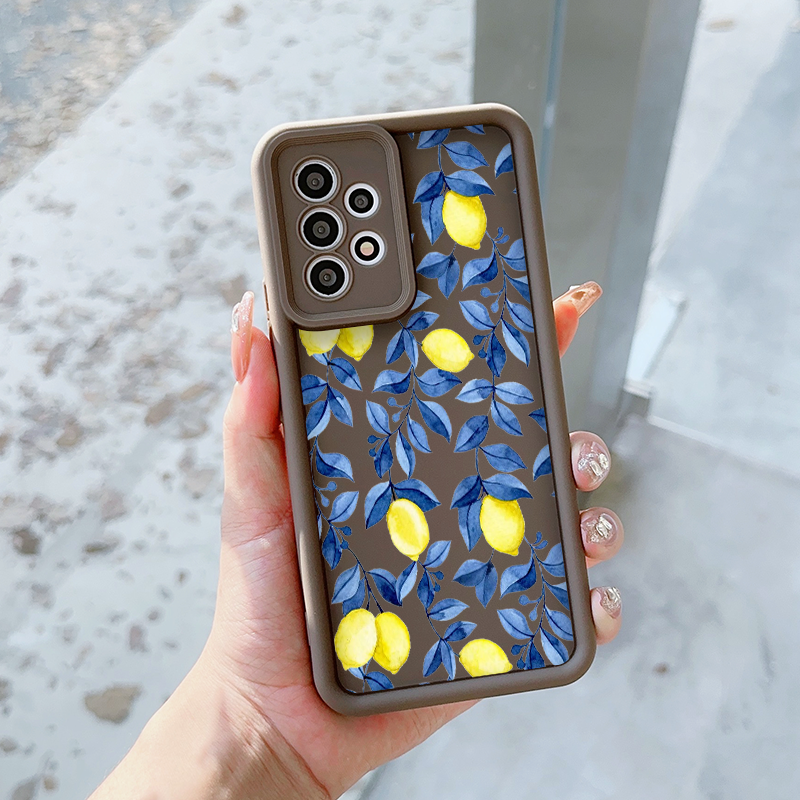 Creative Blue Leaf Yellow Lemo - Phone Cases Motorola reseña y precio
