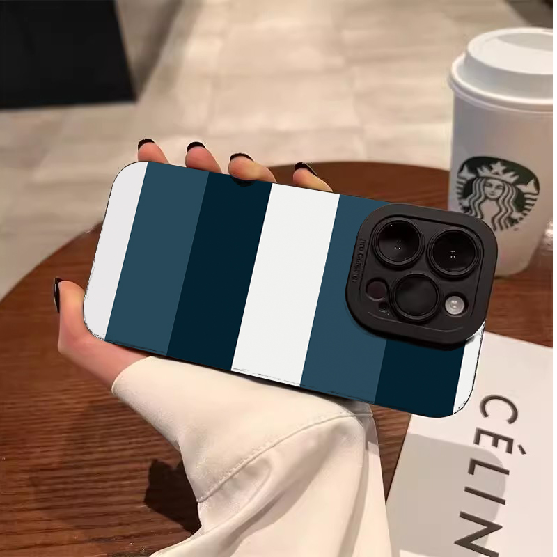 Blue White Striped Pattern Pho - Phone Cases Galaxy S23 reseña y precio