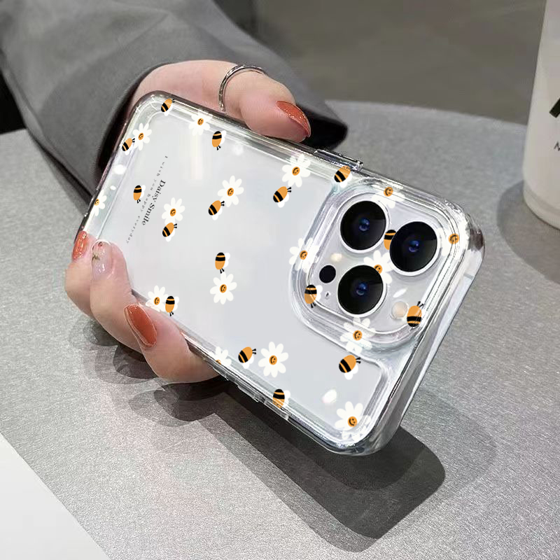 Trendy Daisy Bee Floral Clear  - Phone Cases Trendy reseña y precio