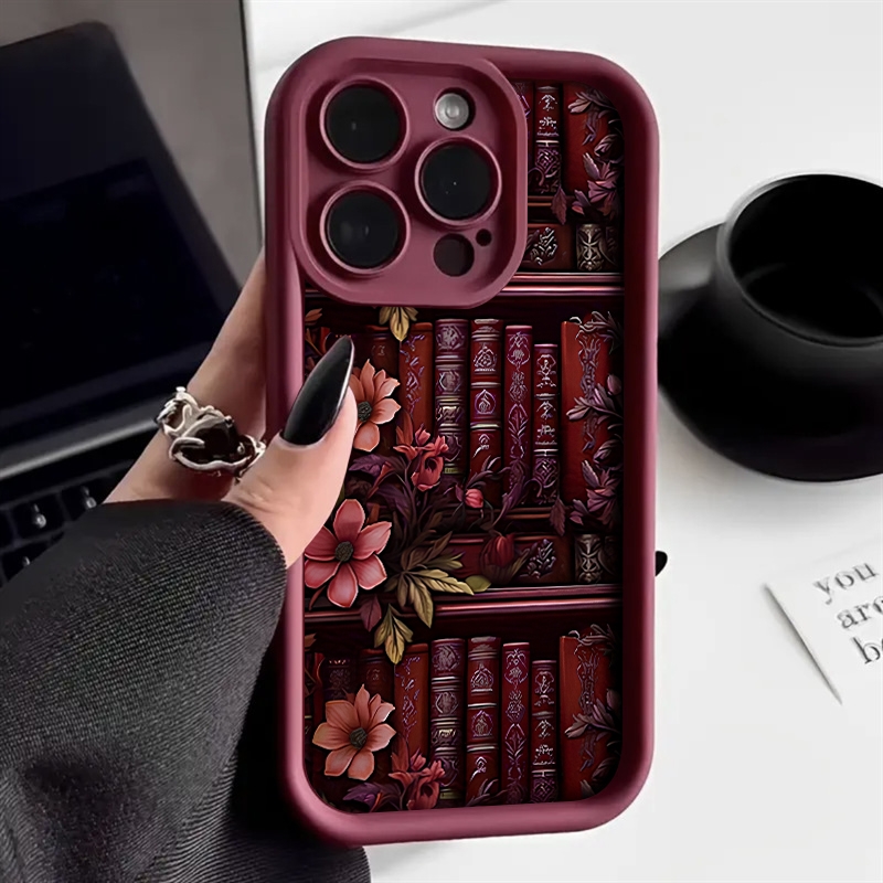Book Flower Trendy Pattern Pho - Phone Cases Trendy reseña y precio