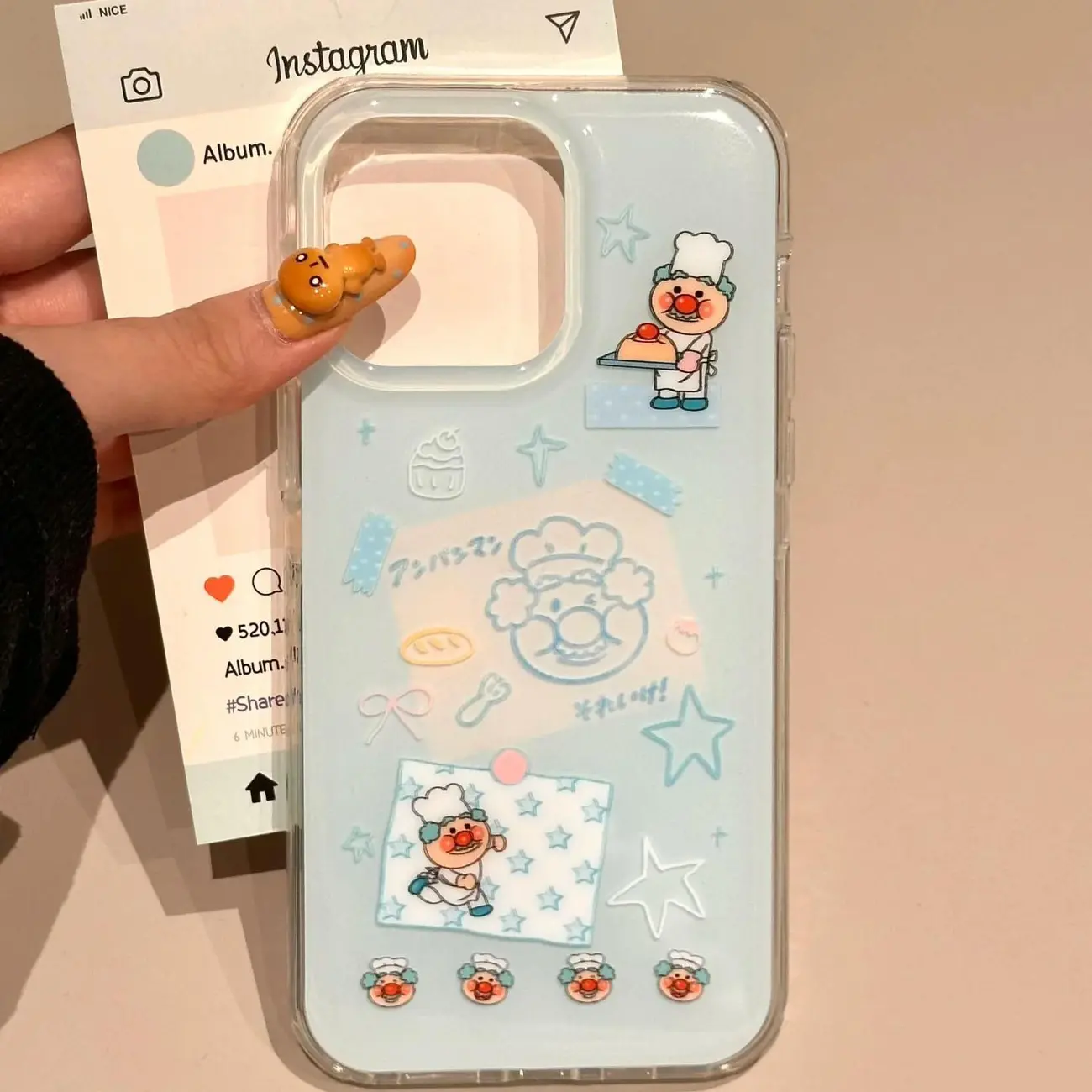 Korean Ins Blue Chef Old Man C - Phone Cases Men reseña y precio