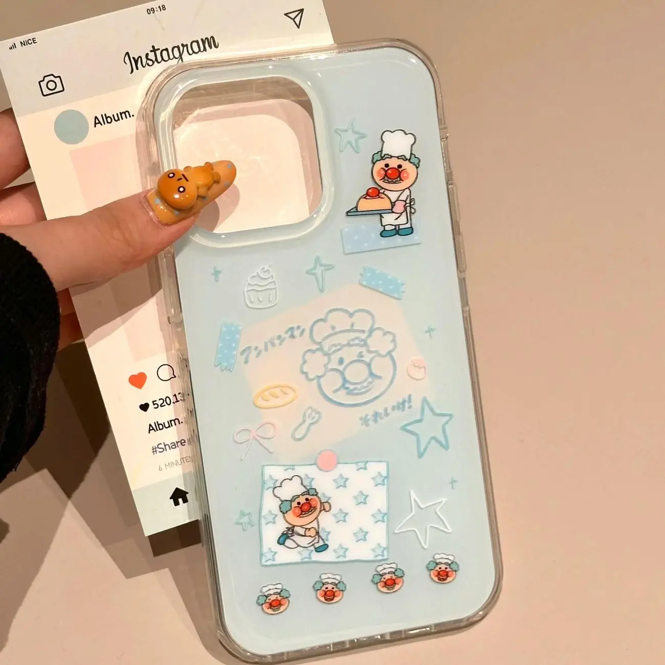 Korean Ins Blue Chef Old Man C - Phone Cases Men reseña y precio