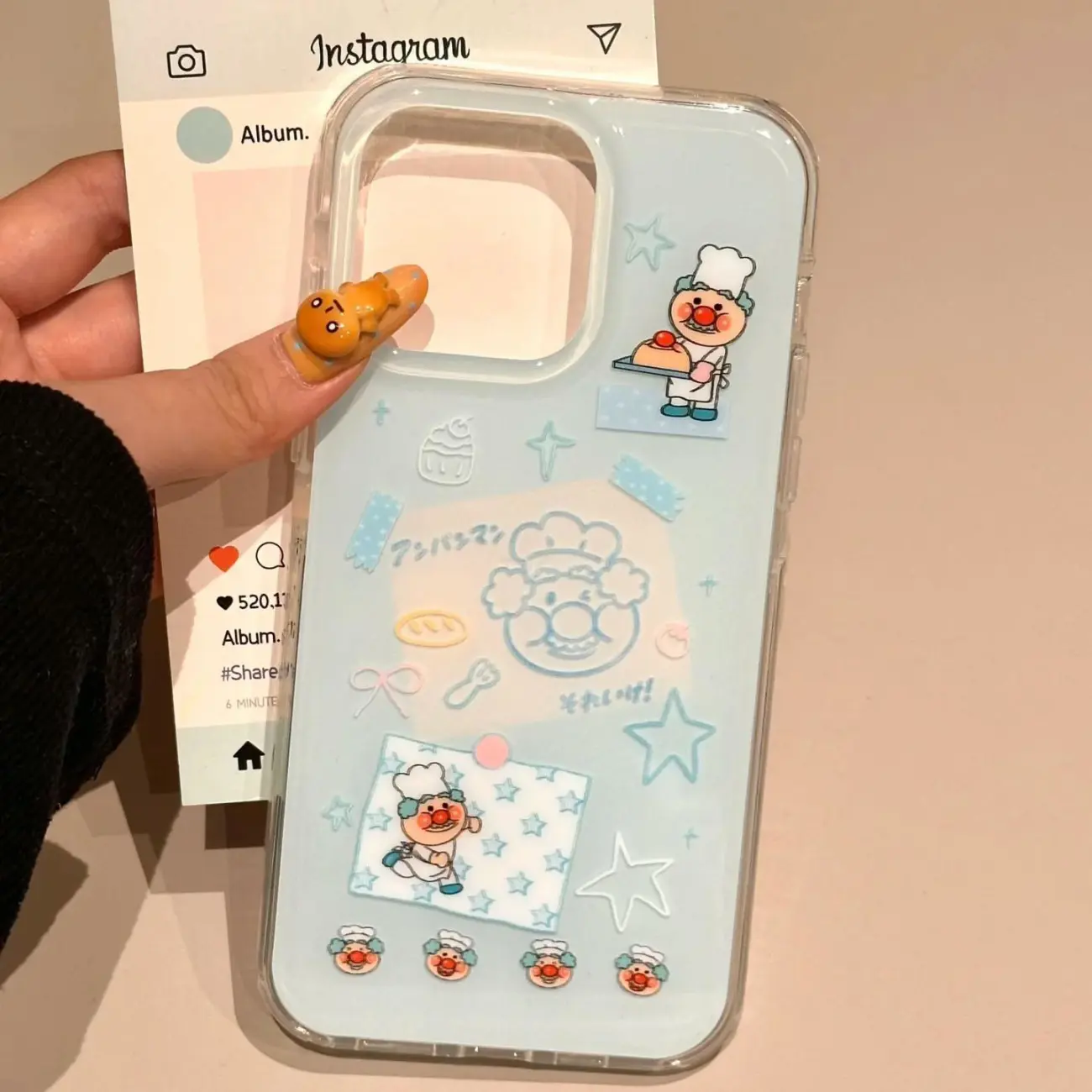 Korean Ins Blue Chef Old Man C - Phone Cases Men reseña y precio