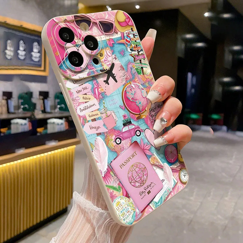 Travel Plane Printed Matte Ant - Phone Cases Online reseña y precio