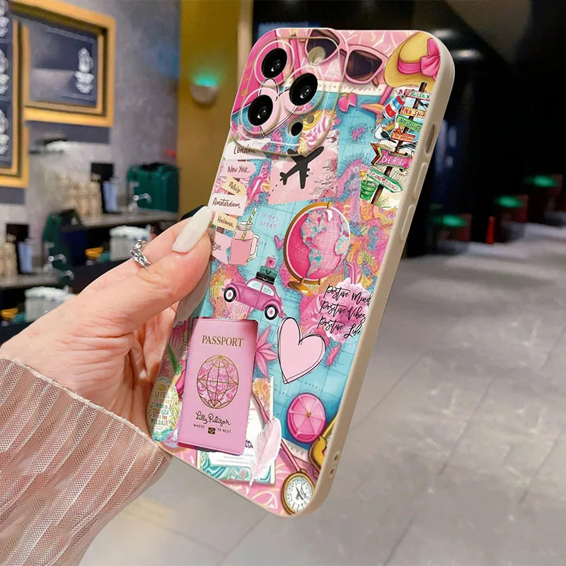 Travel Plane Printed Matte Ant - Phone Cases Online reseña y precio