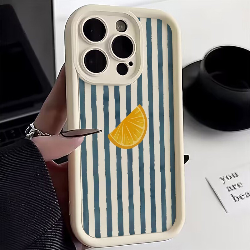 Striped Lemon Slice Pattern Ph - Phone Cases Xiaomi 14 reseña y precio