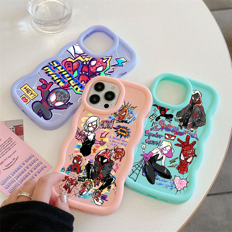 Spider Man Gwen Miles Morales  - Phone Cases Men reseña y precio
