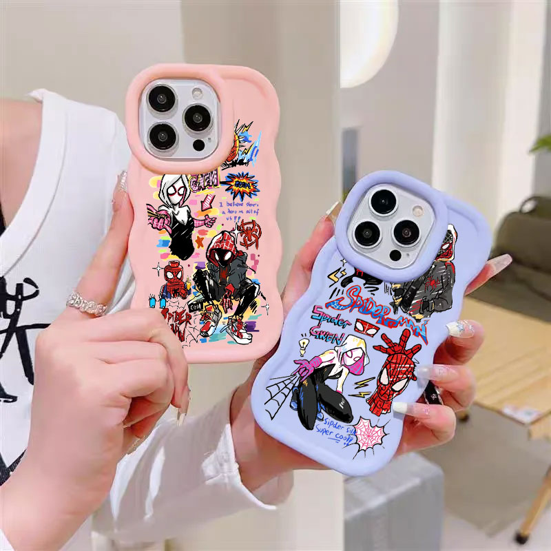 Spider Man Gwen Miles Morales  - Phone Cases Men reseña y precio
