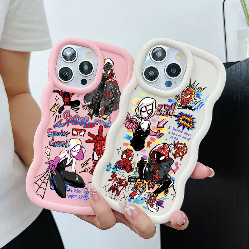 Spider Man Gwen Miles Morales  - Phone Cases Men reseña y precio