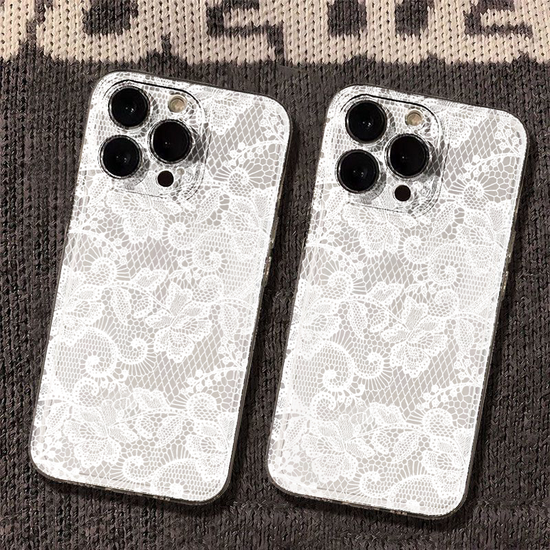 New Black White Lace Phone Cas - Phone Cases Galaxy S23 reseña y precio