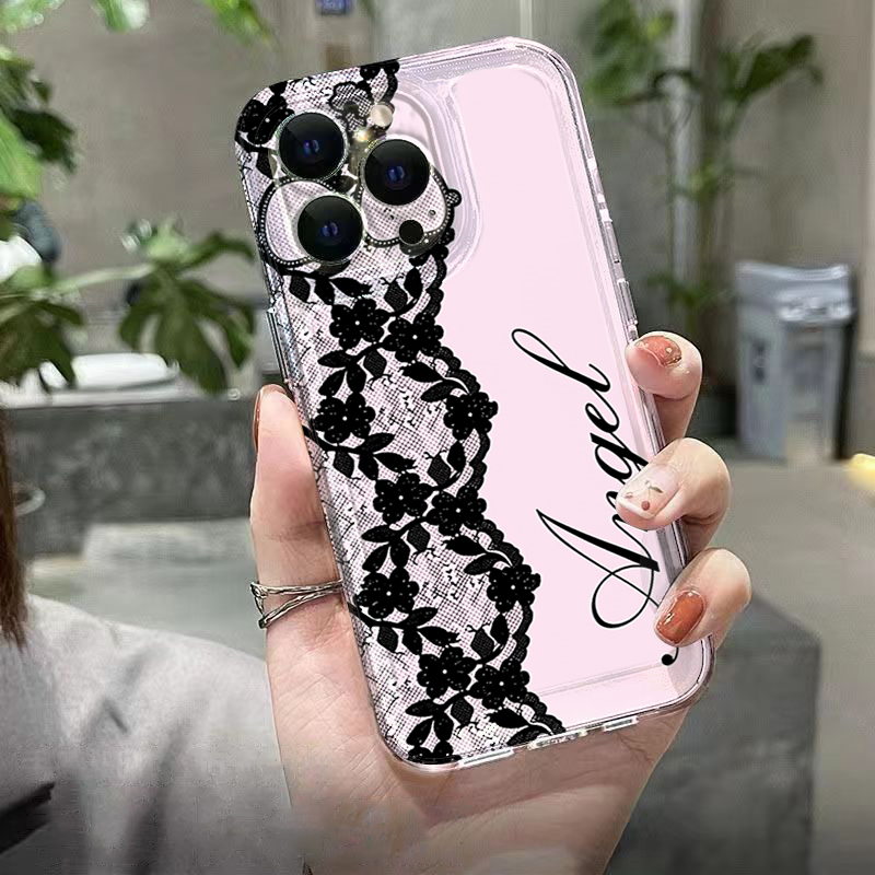New Black White Lace Phone Cas - Phone Cases Galaxy S23 reseña y precio