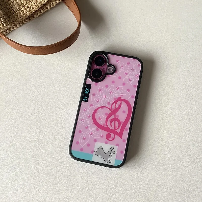 Fashion Cute Girl Pink Rabbit  - Phone Cases Trendy reseña y precio