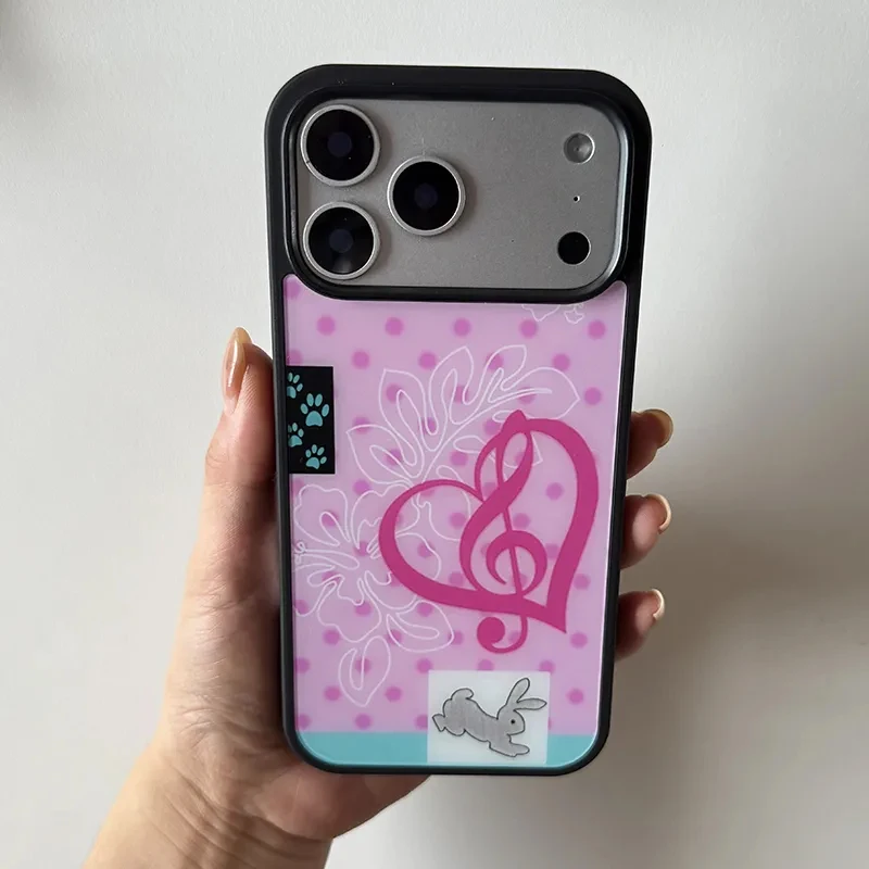 Fashion Cute Girl Pink Rabbit  - Phone Cases Trendy reseña y precio