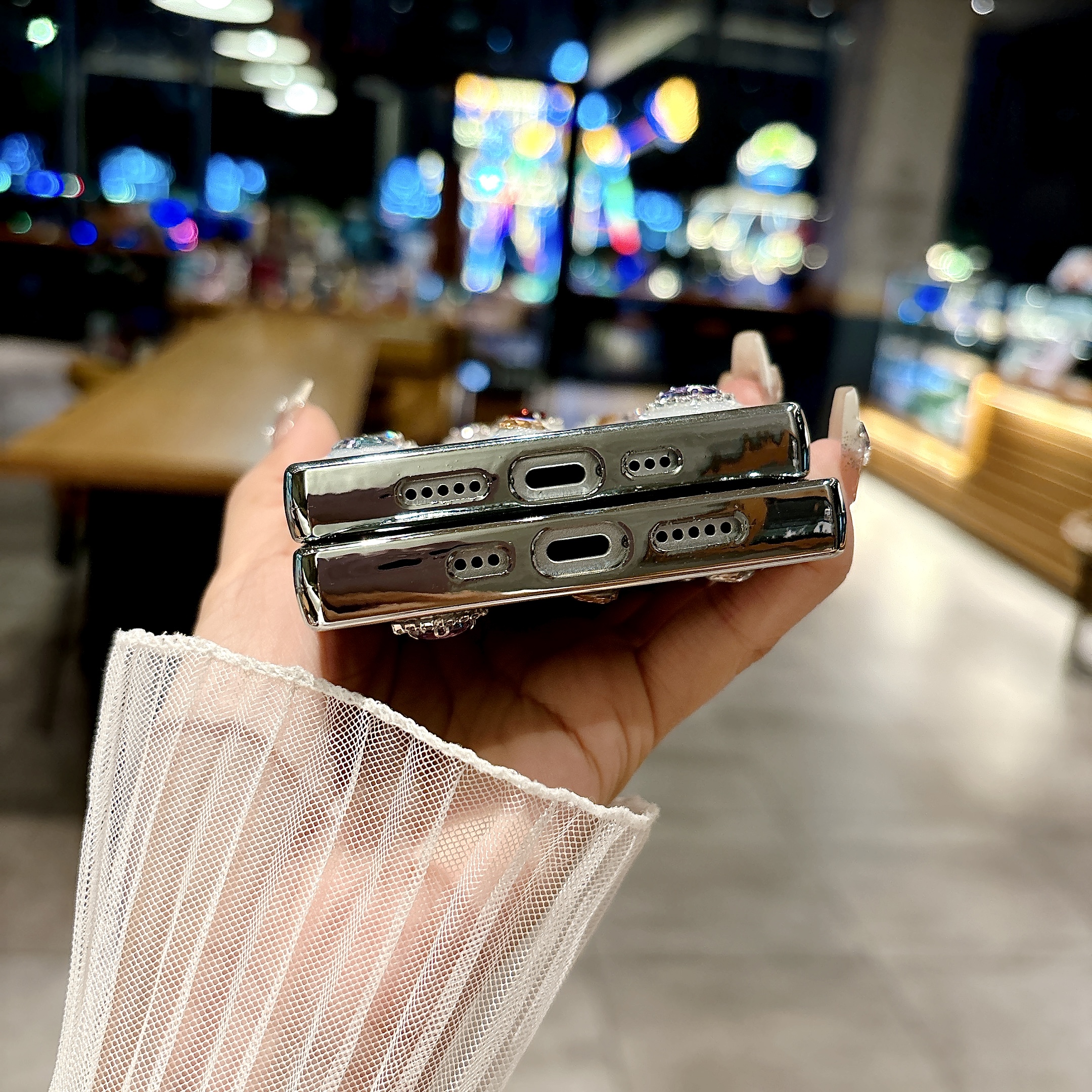 Fashion Glitter Diamond Straig - Phone Cases Rimowa reseña y precio