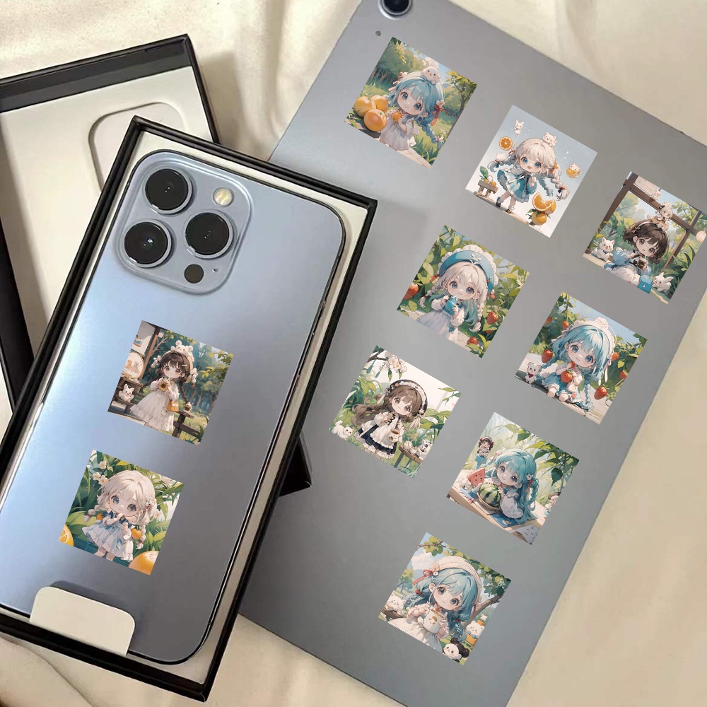 60 Pieces of Fruit Girl Cartoo - Phone Cases You Can Design reseña y precio