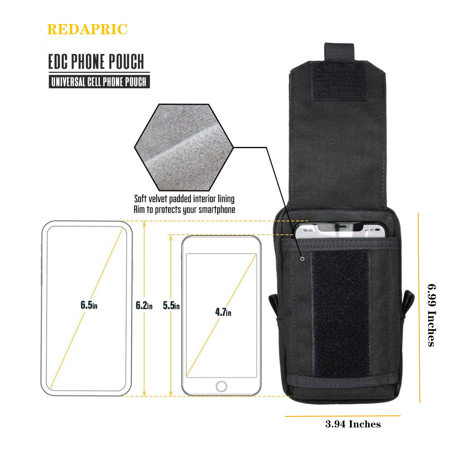 Tactical Molle Pouch Waist Bag - Phone Cases Men reseña y precio