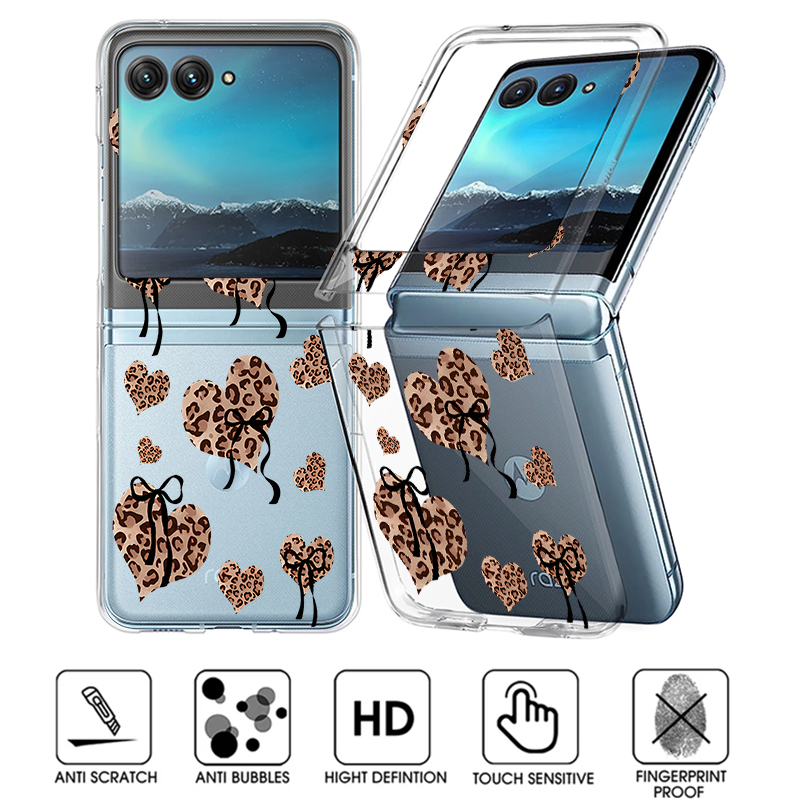 Leopard Print Hearts Pattern C - Phone Cases Motorola reseña y precio