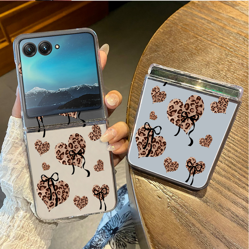 Leopard Print Hearts Pattern C - Phone Cases Motorola reseña y precio