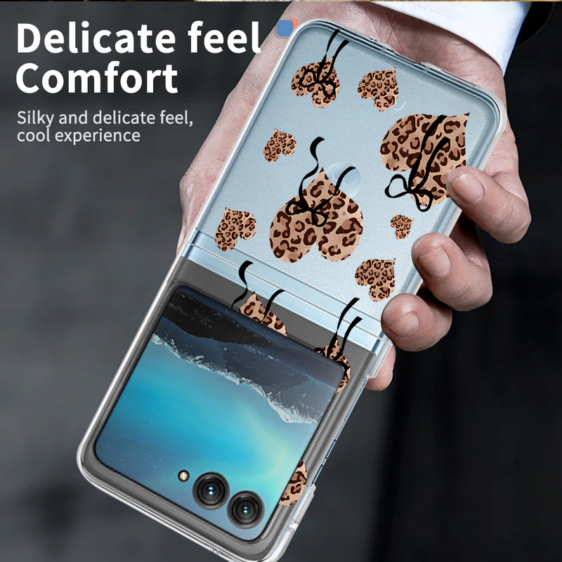 Leopard Print Hearts Pattern C - Phone Cases Motorola reseña y precio