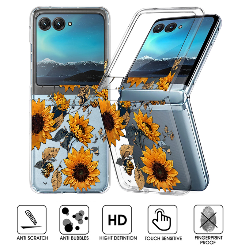 Sunflowers Pattern Clear Phone - Phone Cases Motorola reseña y precio