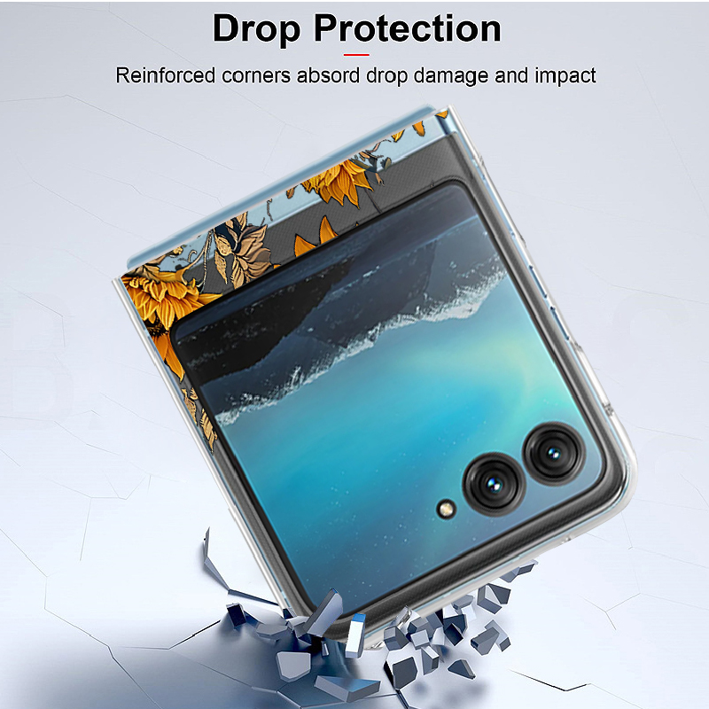 Sunflowers Pattern Clear Phone - Phone Cases Motorola reseña y precio