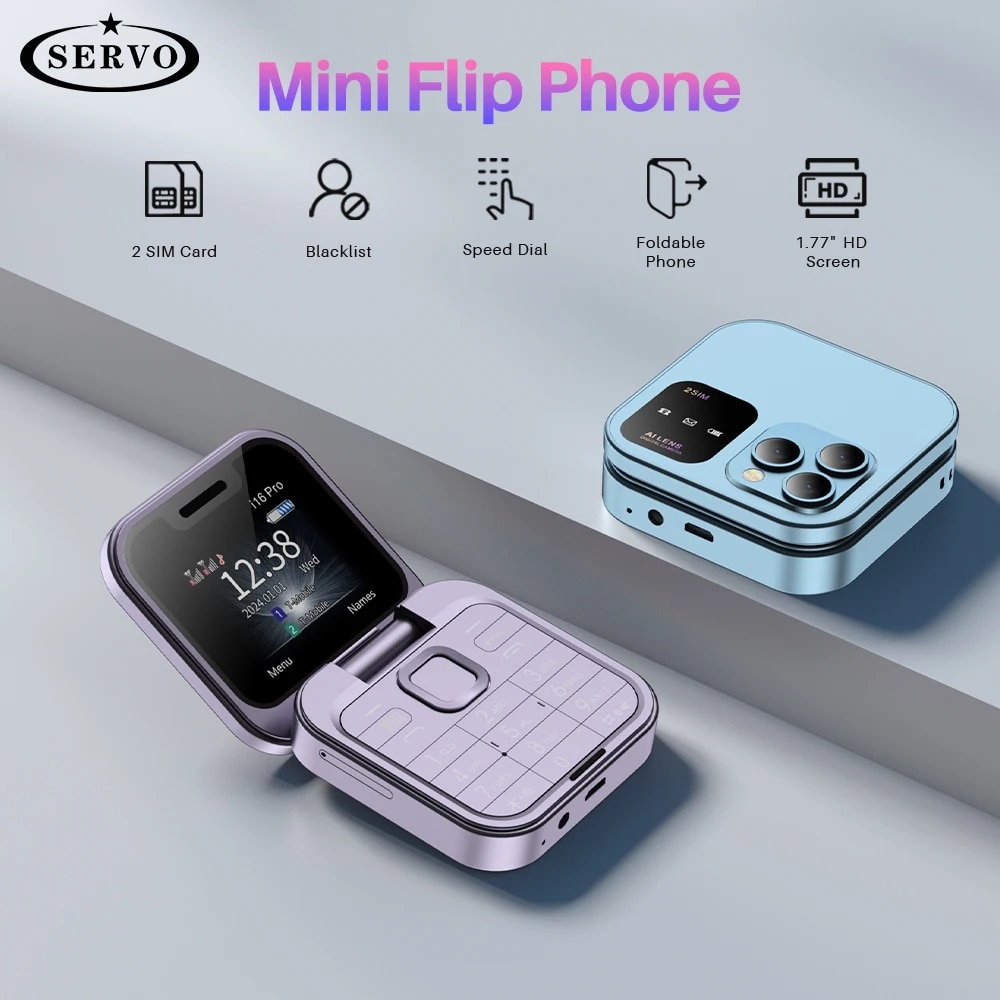 SERVO I16 Pro MIni Fold Mobile - Phone Cases Verizon reseña y precio