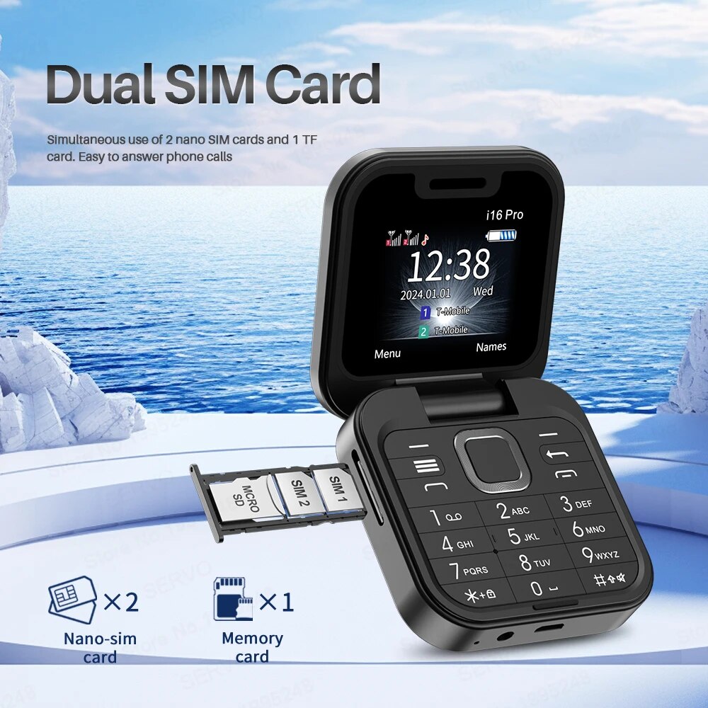 SERVO I16 Pro MIni Fold Mobile - Phone Cases Verizon reseña y precio