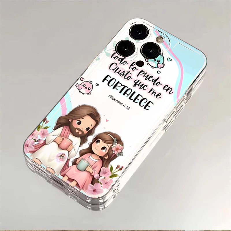 Cartoon Jesus And Me Bible Ver - Phone Cases Xiaomi 14 reseña y precio