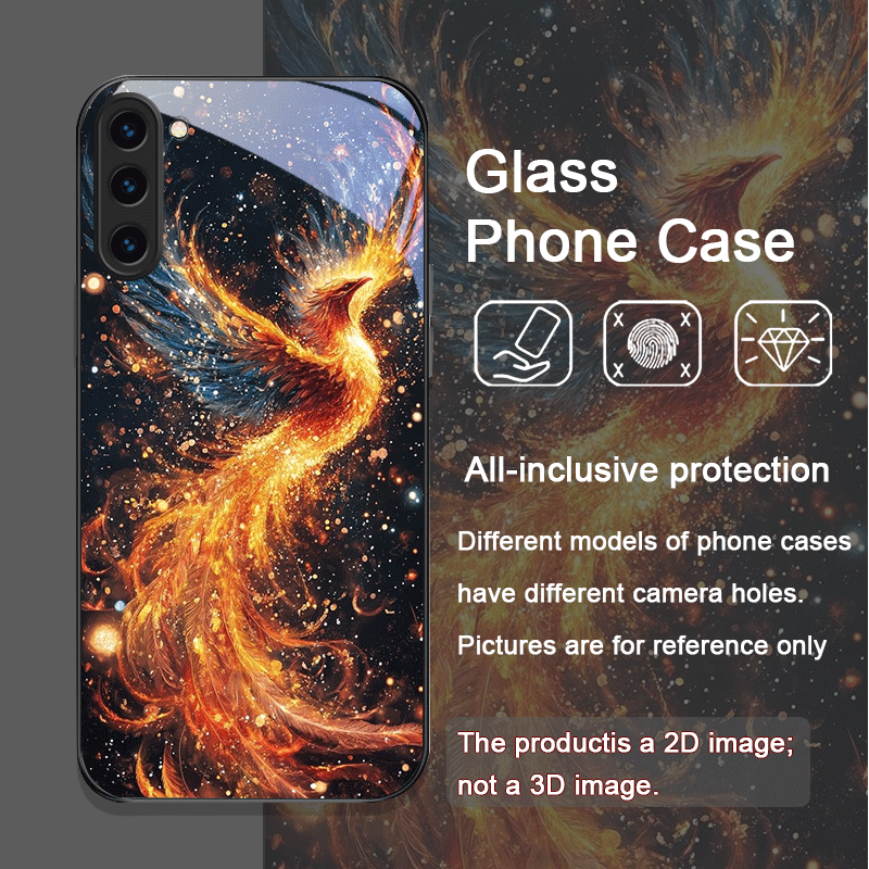 Aesthetic Phoenix Fire Feather - Phone Cases Galaxy S23 reseña y precio